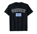 Greece Flag Distressed Heritage T-Shirt - Unique Graphic for Adults