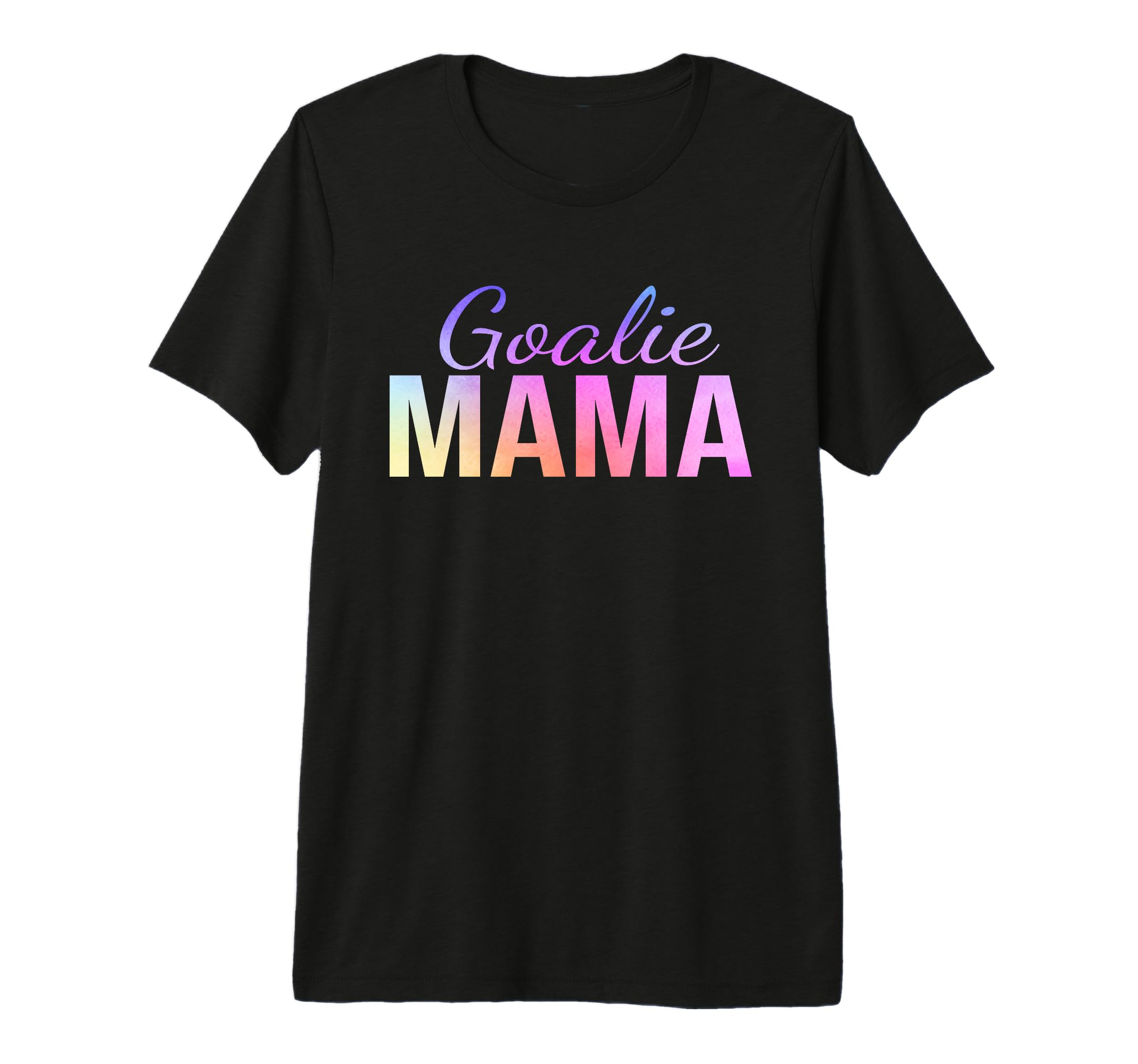 Goalie Mama Goalie Mom Lacrosse Soccer T-Shirt - Graphic Print Men Women