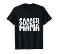 Soccer Mama Groovy Soccer Moms T-Shirt - Minimalist Print Unisex