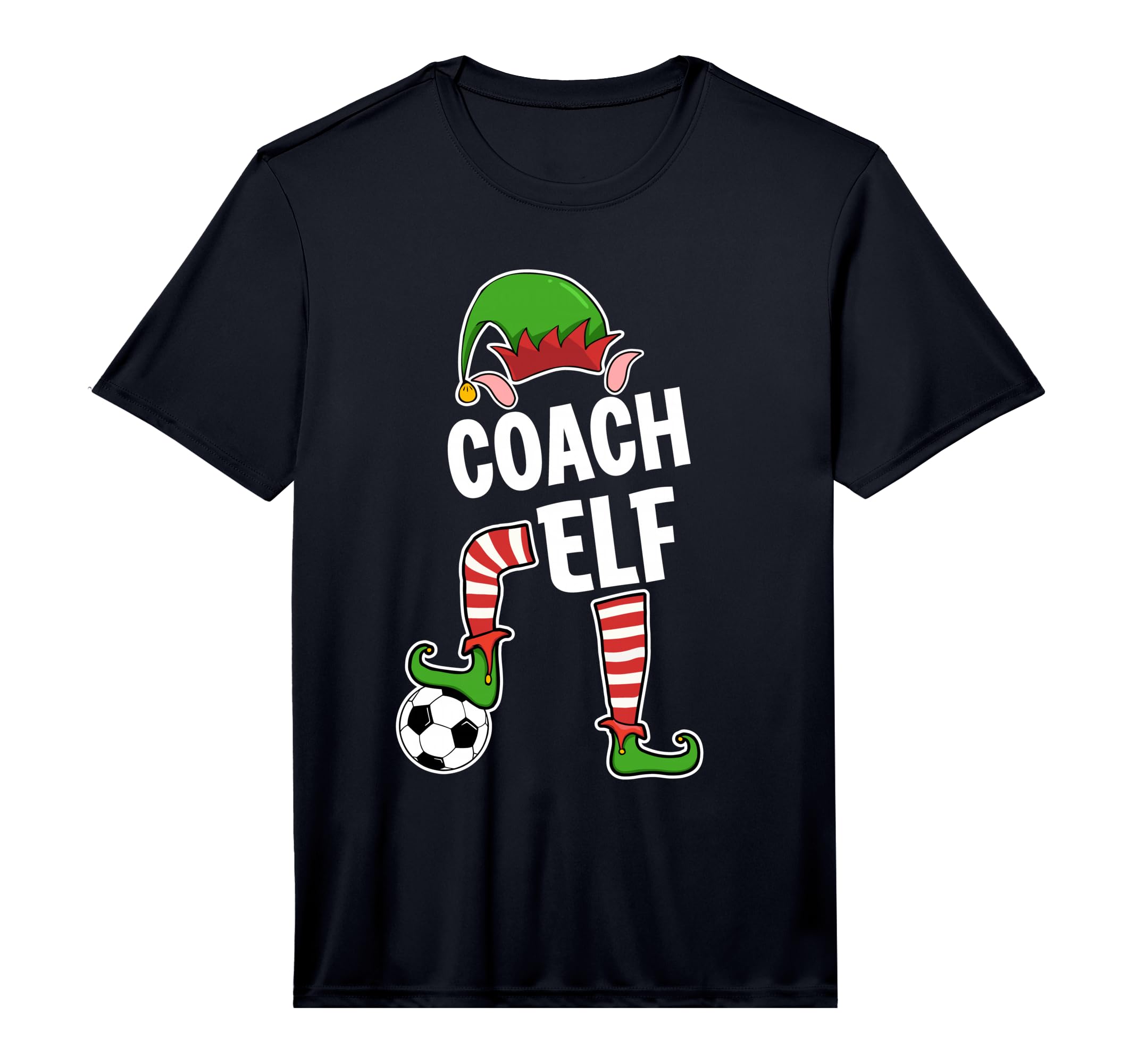 Soccer Elf Soccer Coaches Elf Performance T-Shirt - Novelty Apparel Unisex