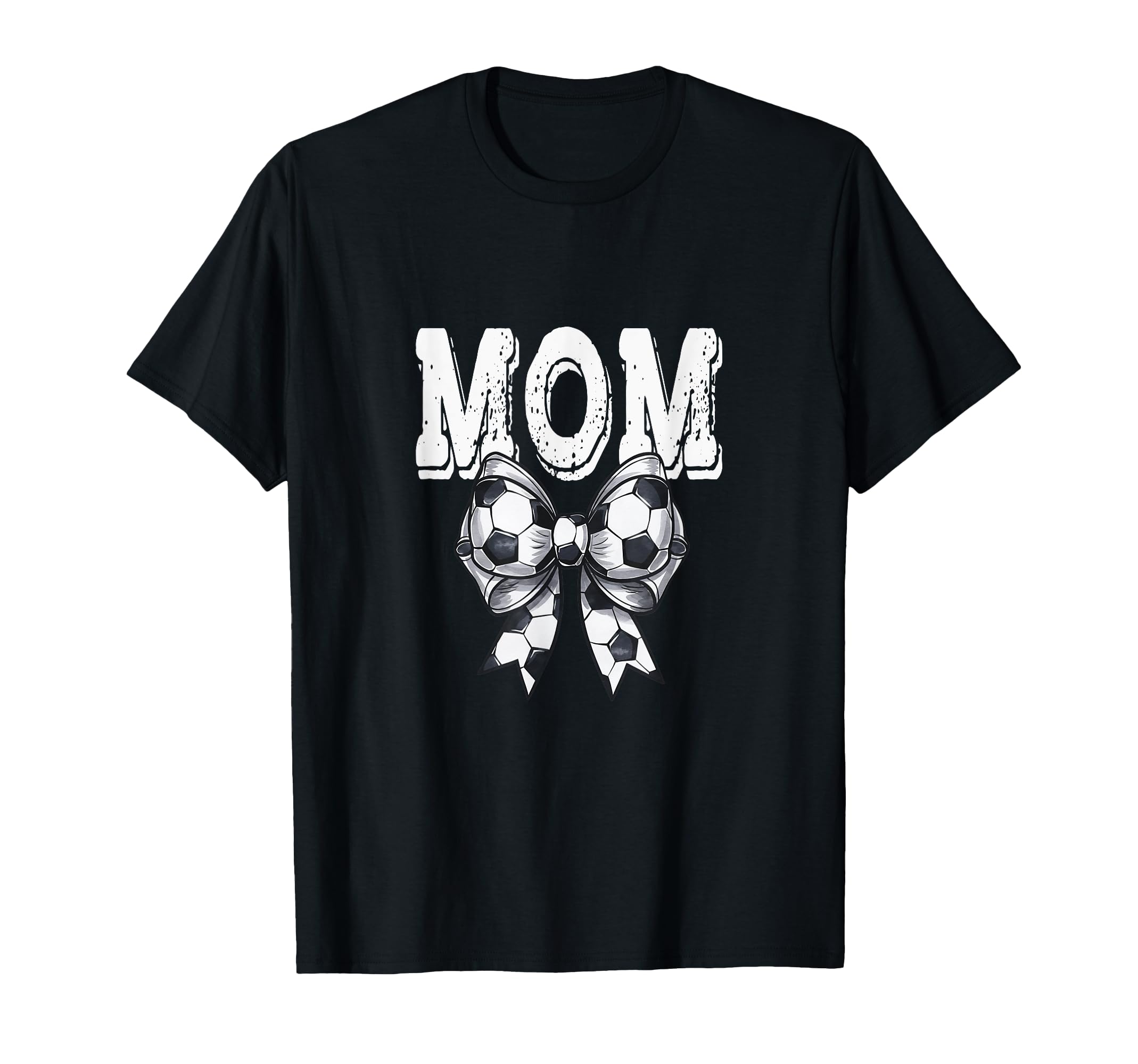 Coquette Soccer Bow Mom Sister T-Shirt - Aesthetic Graphic Men Women