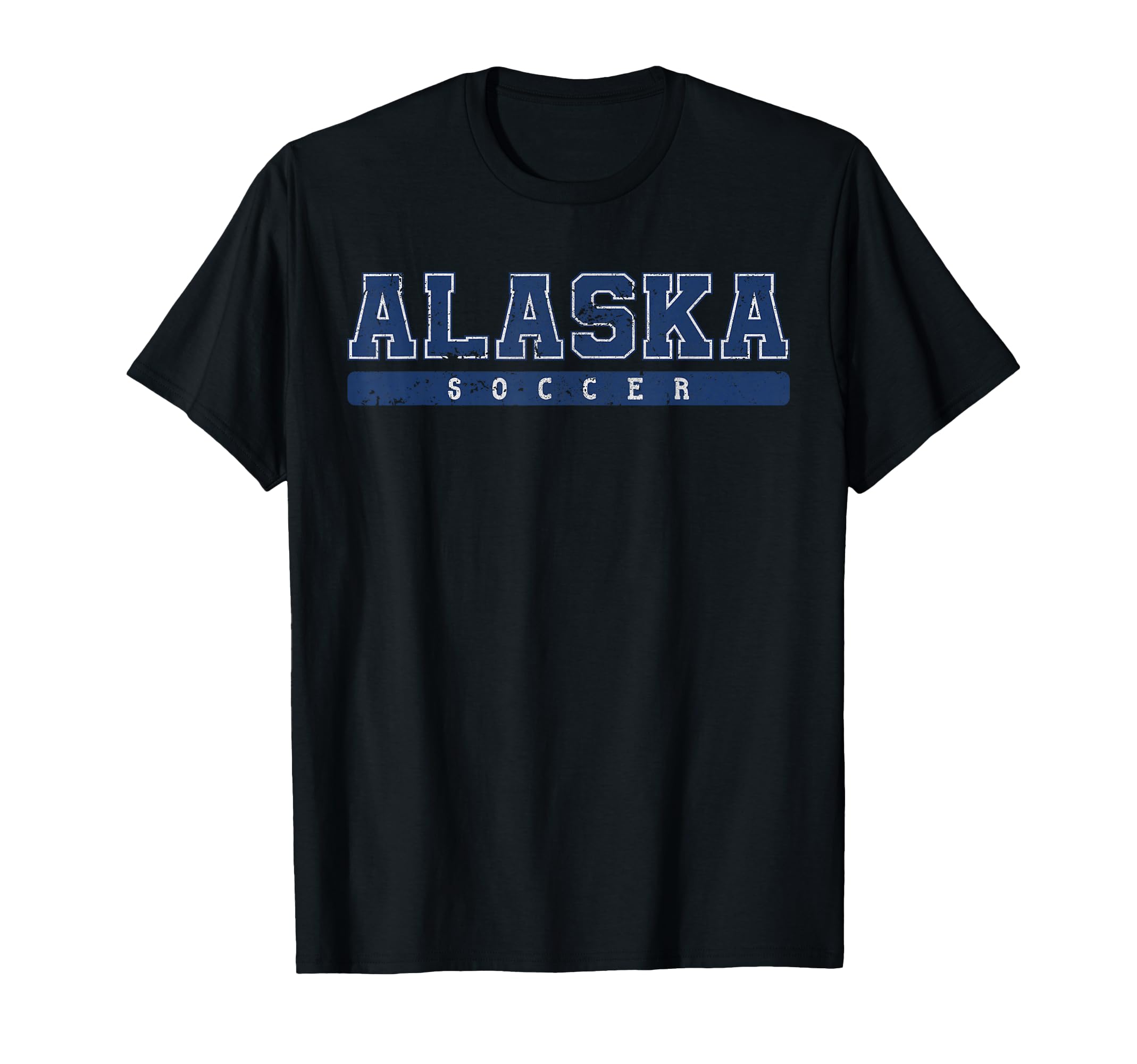 Alaska Soccer Tees Tanks Tops T-Shirt - Graphic Print for Adults