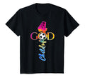 Jesus 4 Years Child God Soccer 4Th T-Shirt - Fun Novelty Design Unisex
