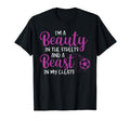Beauty Streets Beast My Cleats Funny T-Shirt - Unique Graphic Men Women