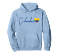 Colombia Heart Pride Colombian Flag Hoodie - Trendy Graphic Unisex