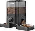 oneisall Automatic Cat Feeders 2 Cats, 20 Cups/5L Cat Auto Feeder, Automatic Cats Food Dispenser for Small Pets Indoor, Timed Pet Feeder for Dry Food