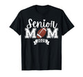 Proud Mom Football Senior 2025 T-Shirt - Casual Everyday Wear for Adults
