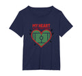 My Heart Is That Field Soccer Fan Passion T-Shirt - Novelty Apparel Unisex