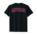 Referee Sports Football Soccer Red Back T-Shirt - Trendy Graphic for Adults