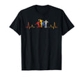 Soccer Heartbeat Sports Heart Pulse Rate T-Shirt - Trendy Graphic Men Women