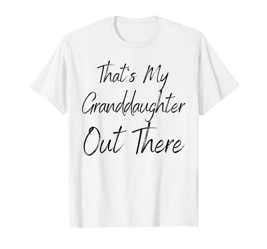Thats My Grandson Out There Soccer T-Shirt - Novelty Apparel for Adults