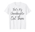 Thats My Grandson Out There Soccer T-Shirt - Novelty Apparel for Adults