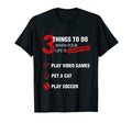 Mens Things To Do When Your Life Is T-Shirt - Minimalist Print for Adults