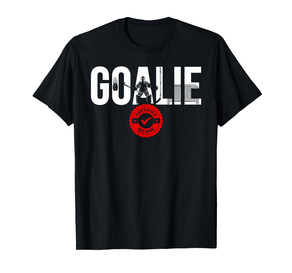 Ice Hockey Goalie Ice Hockey Goalkeeper T-Shirt - Custom Art Print Unisex