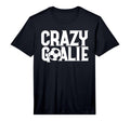 Mens Football Lovers Crazy Goalkeeper T-Shirt - Trendy Graphic Men Women