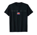 Costa Rica Flag Pride Soccer Football T-Shirt - Aesthetic Graphic Unisex