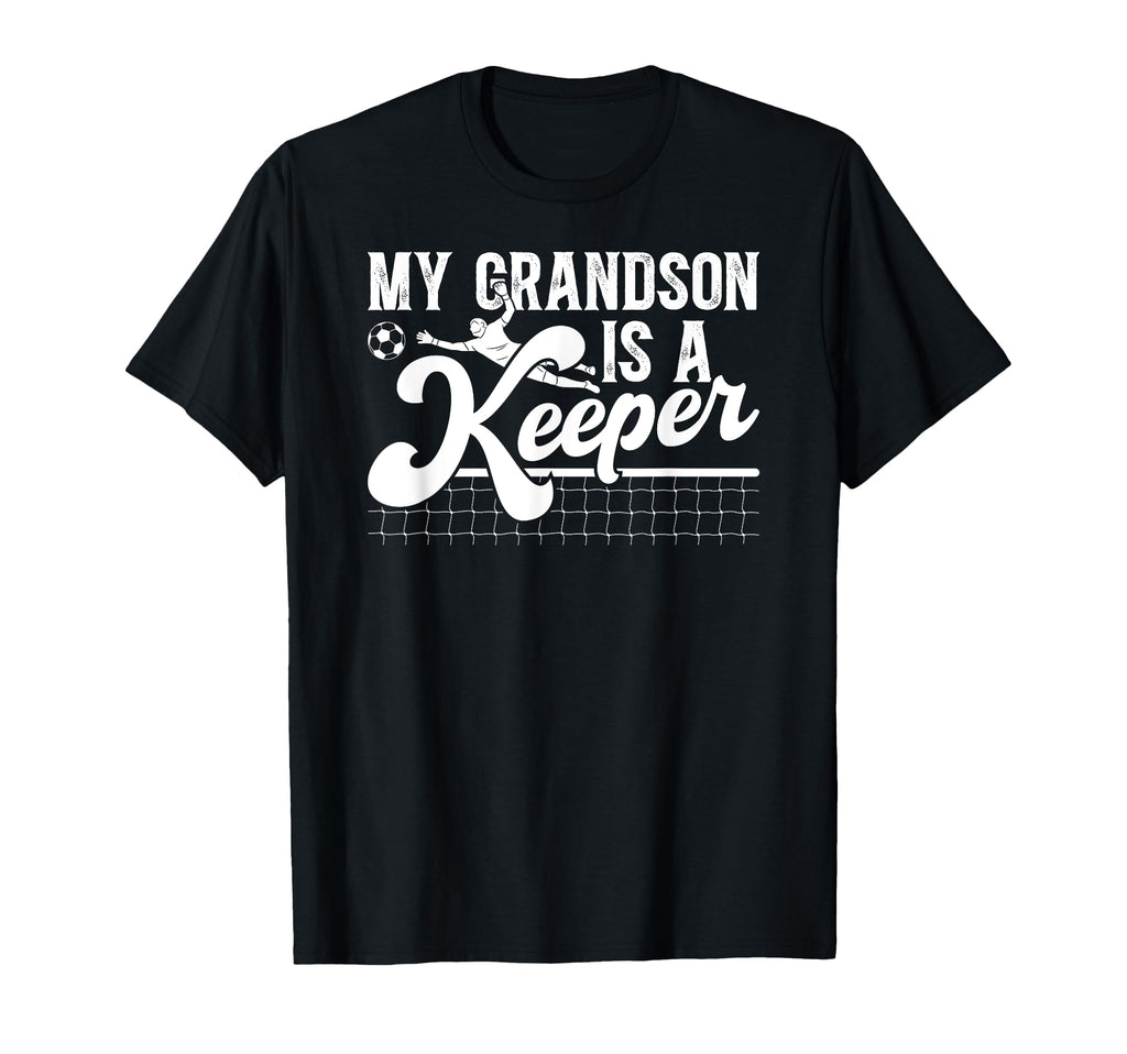 Proud Soccer Keeper Papa Soccer Goalie T-Shirt - Minimalist Print Unisex