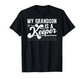 Proud Soccer Keeper Papa Soccer Goalie T-Shirt - Minimalist Print Unisex