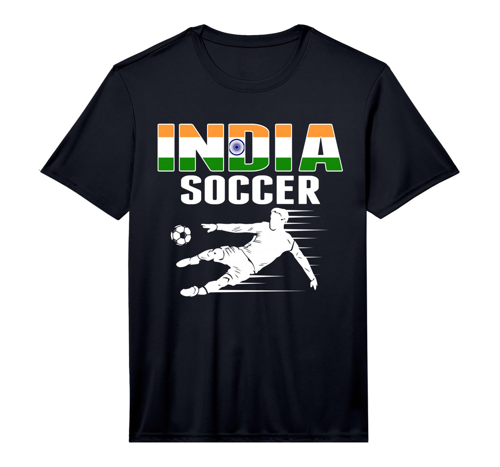 India Soccer Lovers Jersey Indian T-Shirt - Minimalist Print for Adults