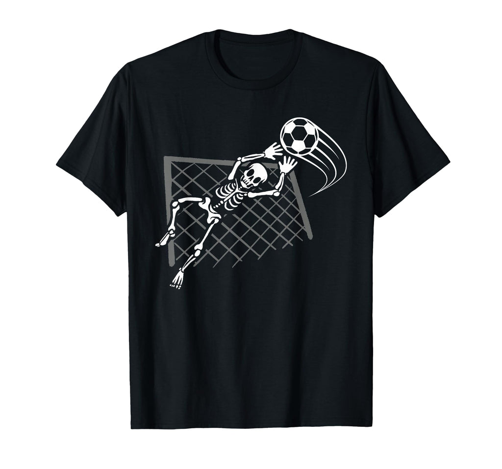 Skeleton Soccer Halloween Sport T-Shirt - Custom Art Print for Adults