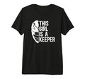 This Is Lacrosse Keeper Female T-Shirt - Casual Everyday Wear for Adults