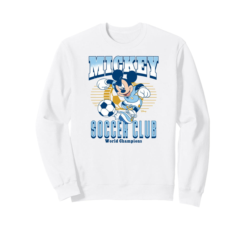 Mickey Mouse Soccer Club World Champions Sweatshirt - Trendy Graphic Unisex