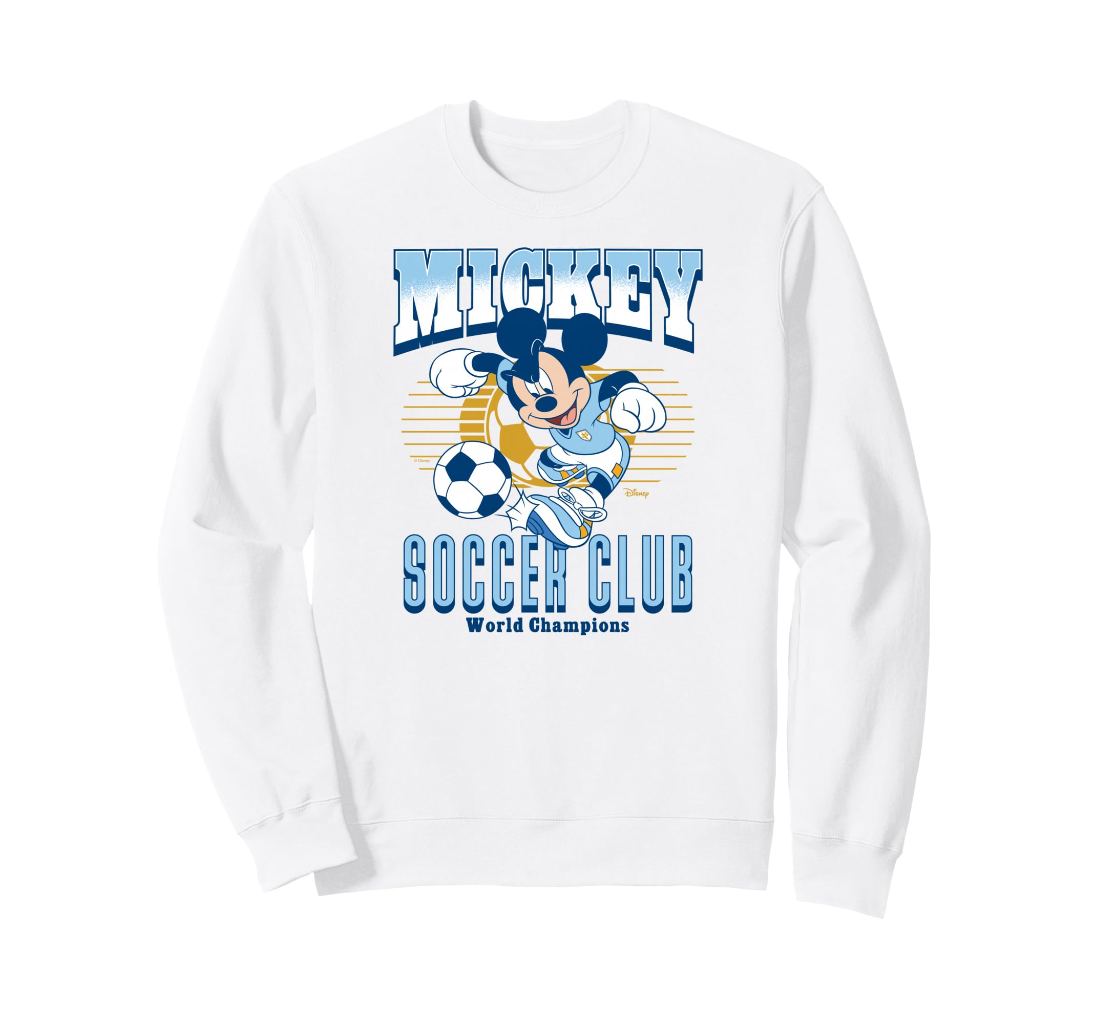 Mickey Mouse Soccer Club World Champions Sweatshirt - Trendy Graphic Unisex
