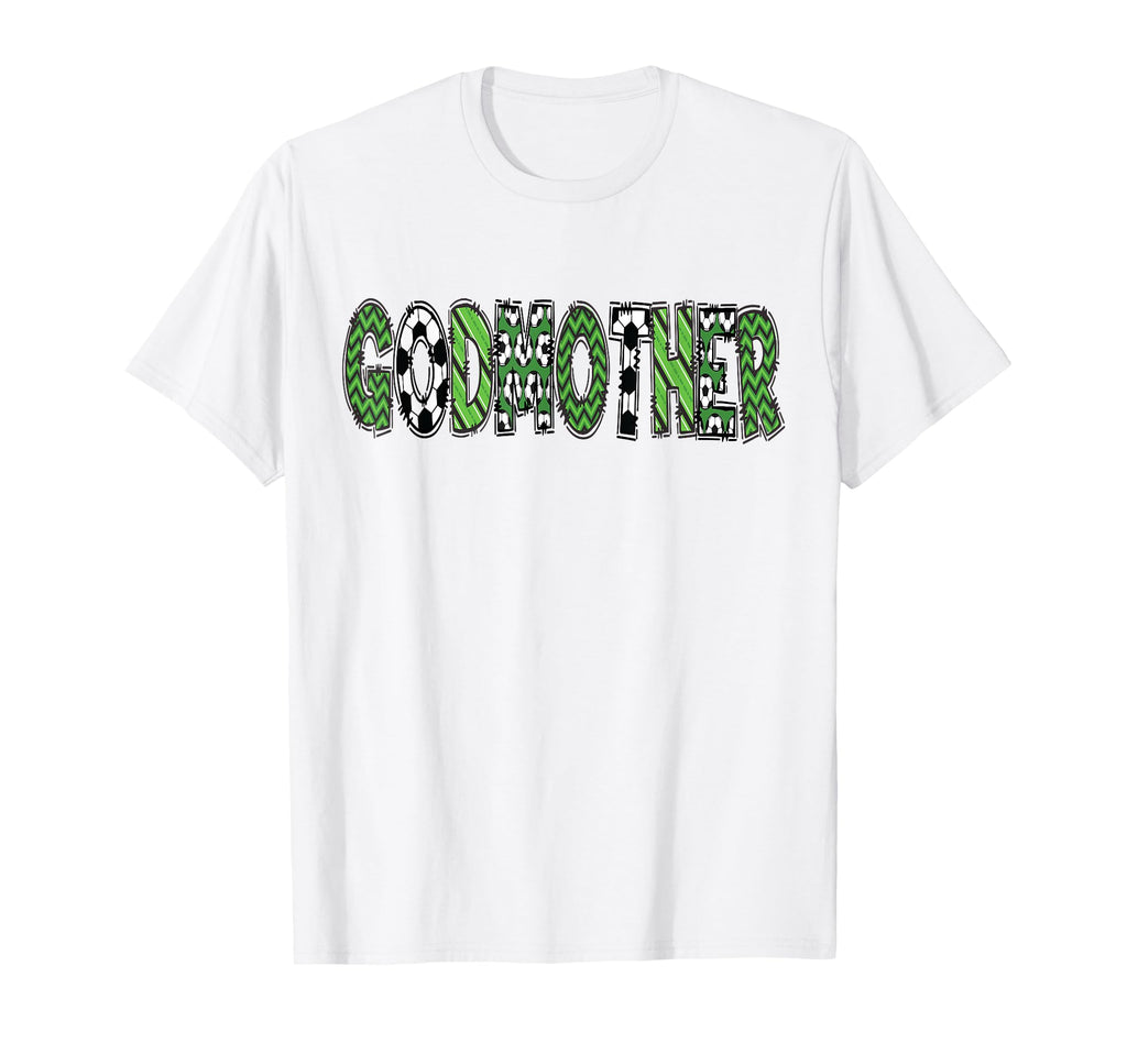 Soccer Godmother Birthday Soccer T-Shirt - Casual Everyday Wear for Adults