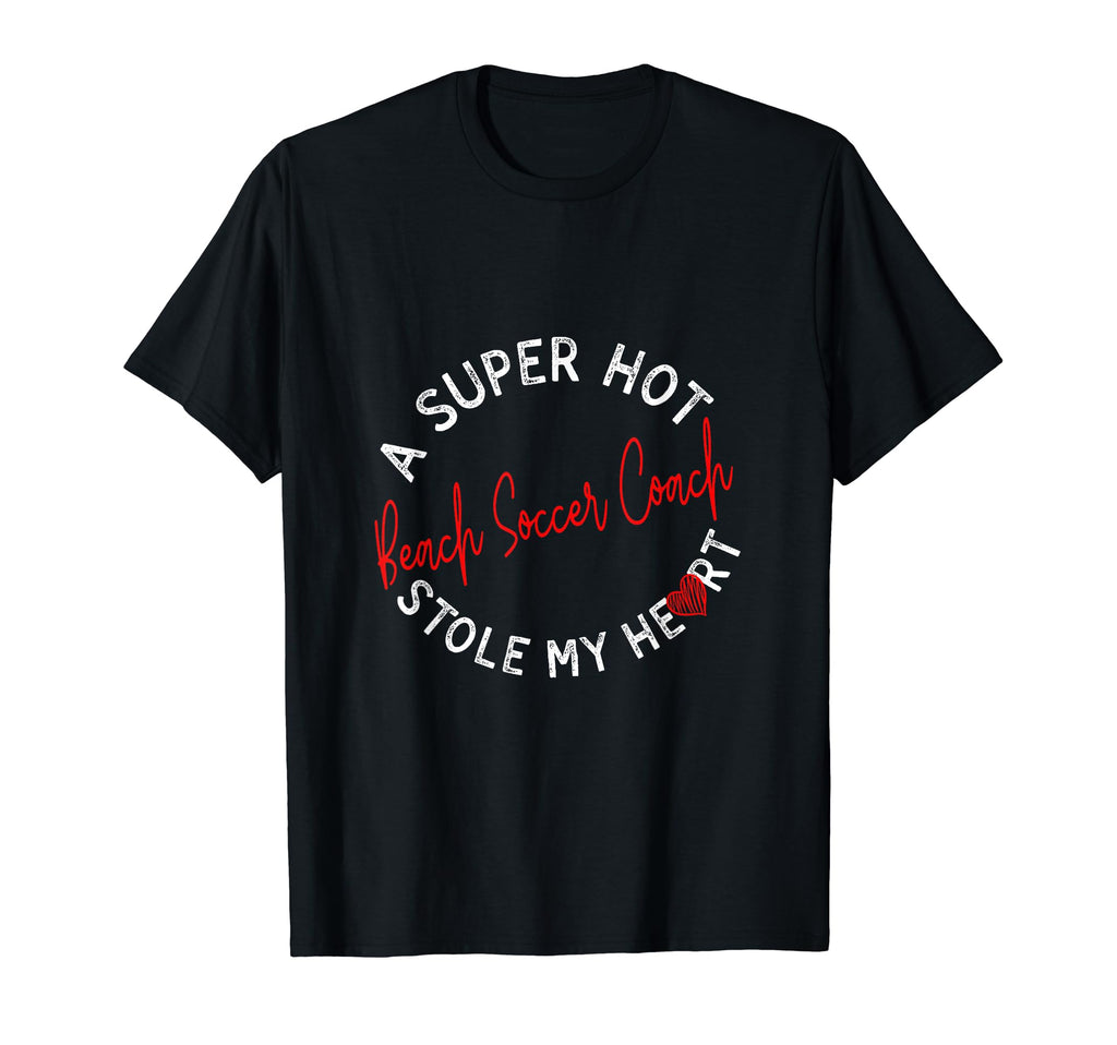 Super Hot Beach Soccer Coach Stole T-Shirt - Aesthetic Graphic for Adults