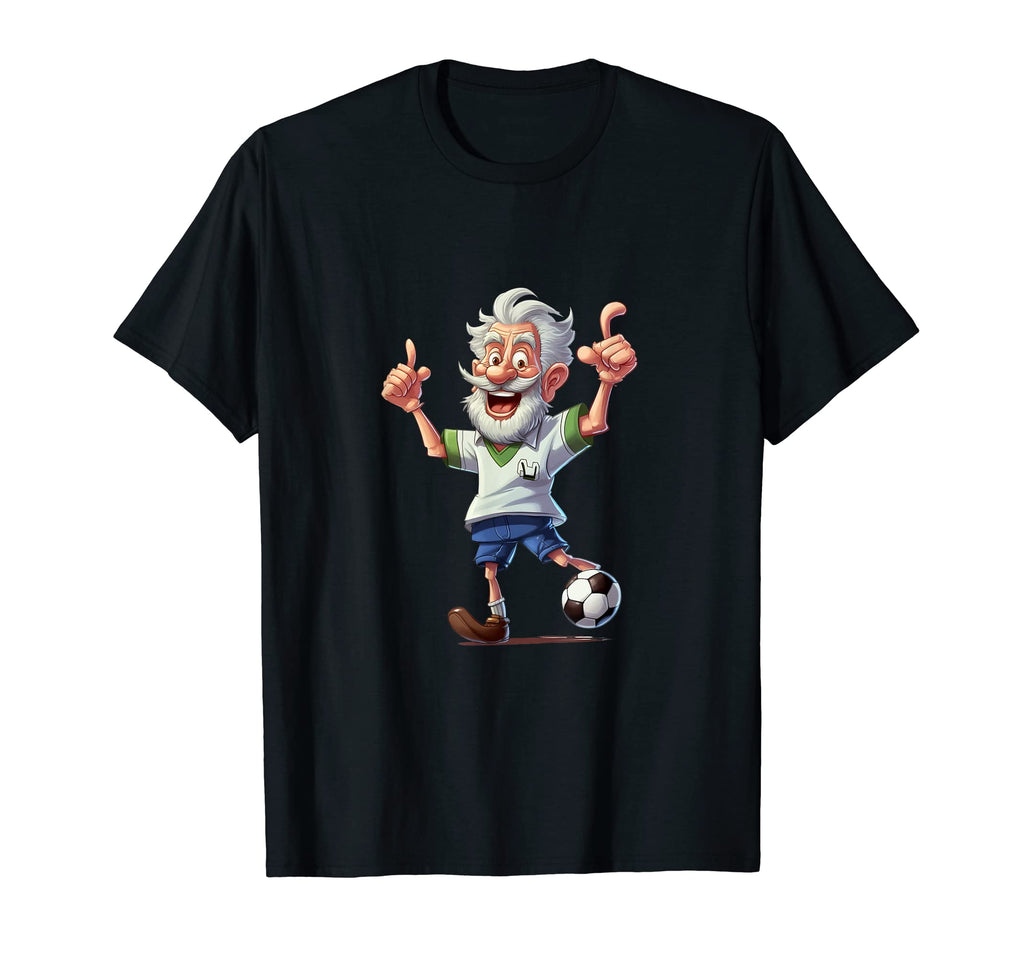 Soccer Grandpa Grandfather Soccer T-Shirt - Streetwear Style for Adults