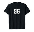 Number 96 80S 90S Soccer Team Jersey T-Shirt - Novelty Apparel Men Women