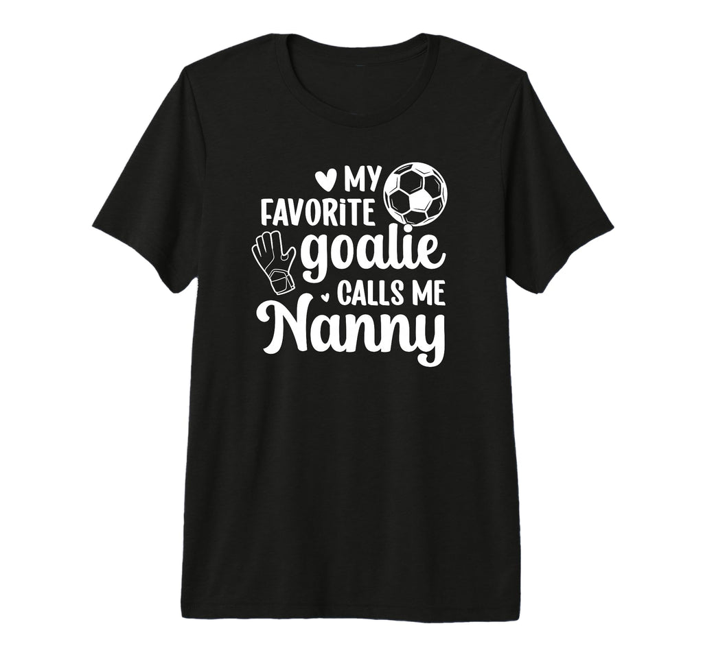 Proud Soccer Goalie Nanny Soccer T-Shirt - Aesthetic Graphic for Adults