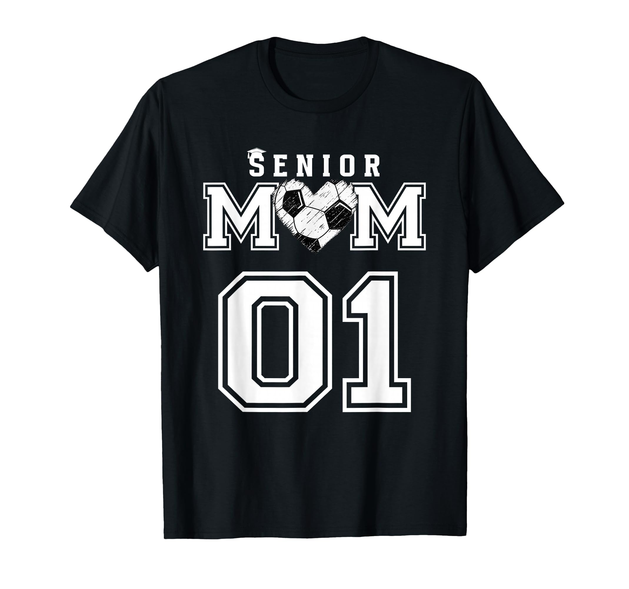Proud Senior Soccer Mom Custom Jersey T-Shirt - Streetwear Style Men Women