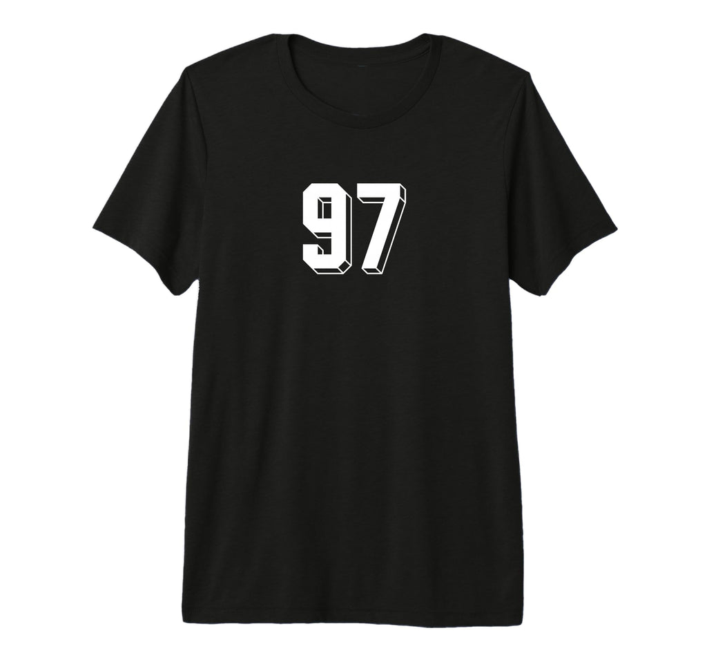 Number 97 80S 90S Soccer Team Jersey T-Shirt - Streetwear Style for Adults