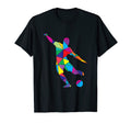 Low Poly Art Goalkeeper Geometric T-Shirt - Casual Everyday Wear Men Women