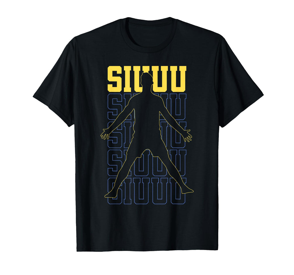 Siuuu Funny Soccer Football Soccer T-Shirt - Graphic Print for Adults