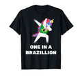 Funny Brazilian Unicorn Brazil Flag T-Shirt - Streetwear Style Men Women