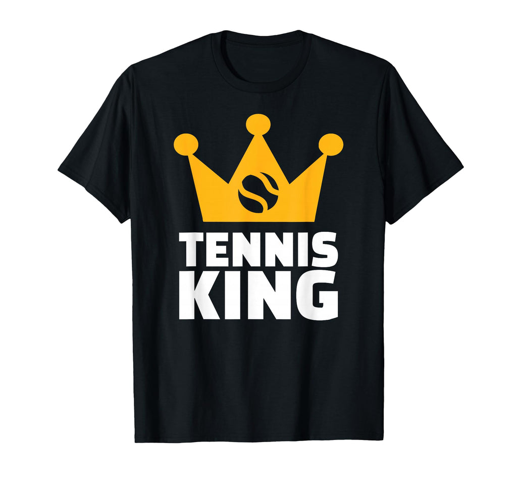 Tennis King T-Shirt - Novelty Apparel for Adults