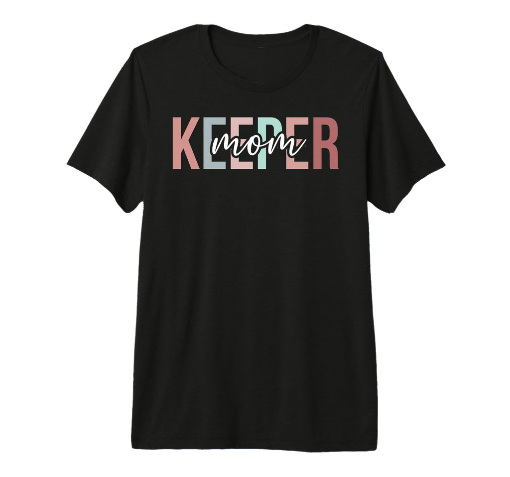 Boho Hockey Keeper Mom Ice Hockey T-Shirt - Aesthetic Graphic Unisex
