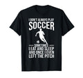 Soccer Art Soccer Player Football T-Shirt - Fun Novelty Design for Adults