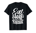 Eat Sleep Soccer Repeat Sport Player T-Shirt - Graphic Print Unisex