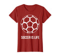 Soccer Is Life T-Shirt - Casual Everyday Wear Men Women