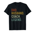 Dad Husband Coach Legend T-Shirt - Minimalist Print Unisex