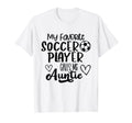 Aunt Shirts Soccer Player Auntie T-Shirt - Custom Art Print Men Women