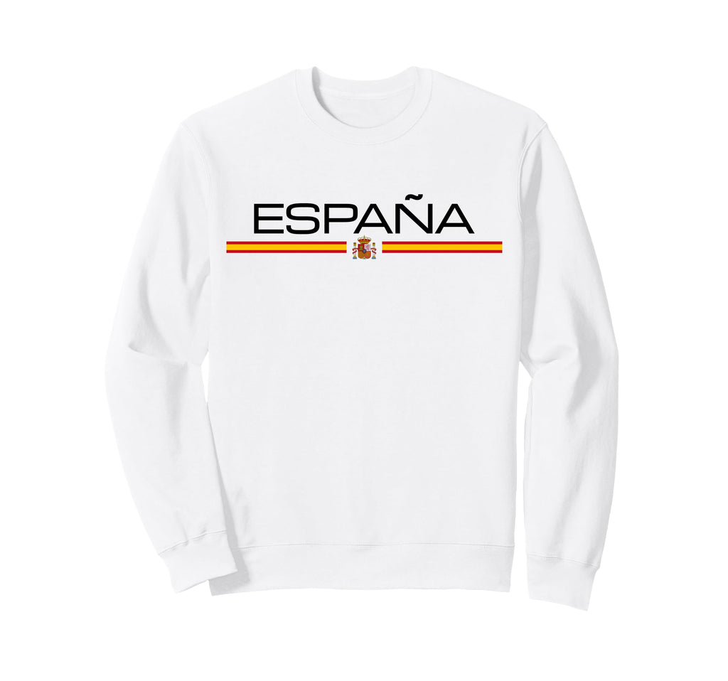 Spain Flag Espa Athletic Games Sports Sweatshirt - Trendy Graphic Unisex
