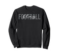 Flag Football Coach Team Trainer Sweatshirt - Minimalist Print Unisex