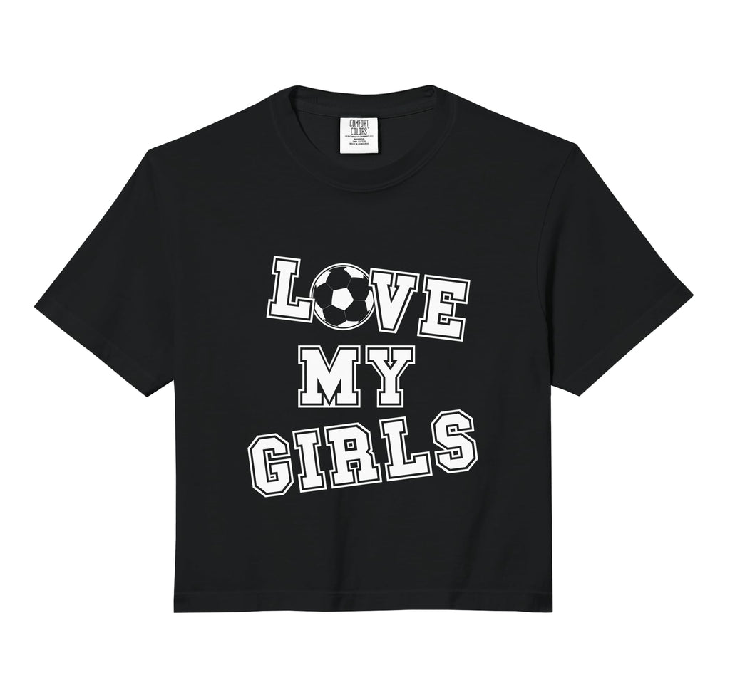 Love My Soccer Mom And Soccer Dad T-Shirt - Minimalist Print Unisex