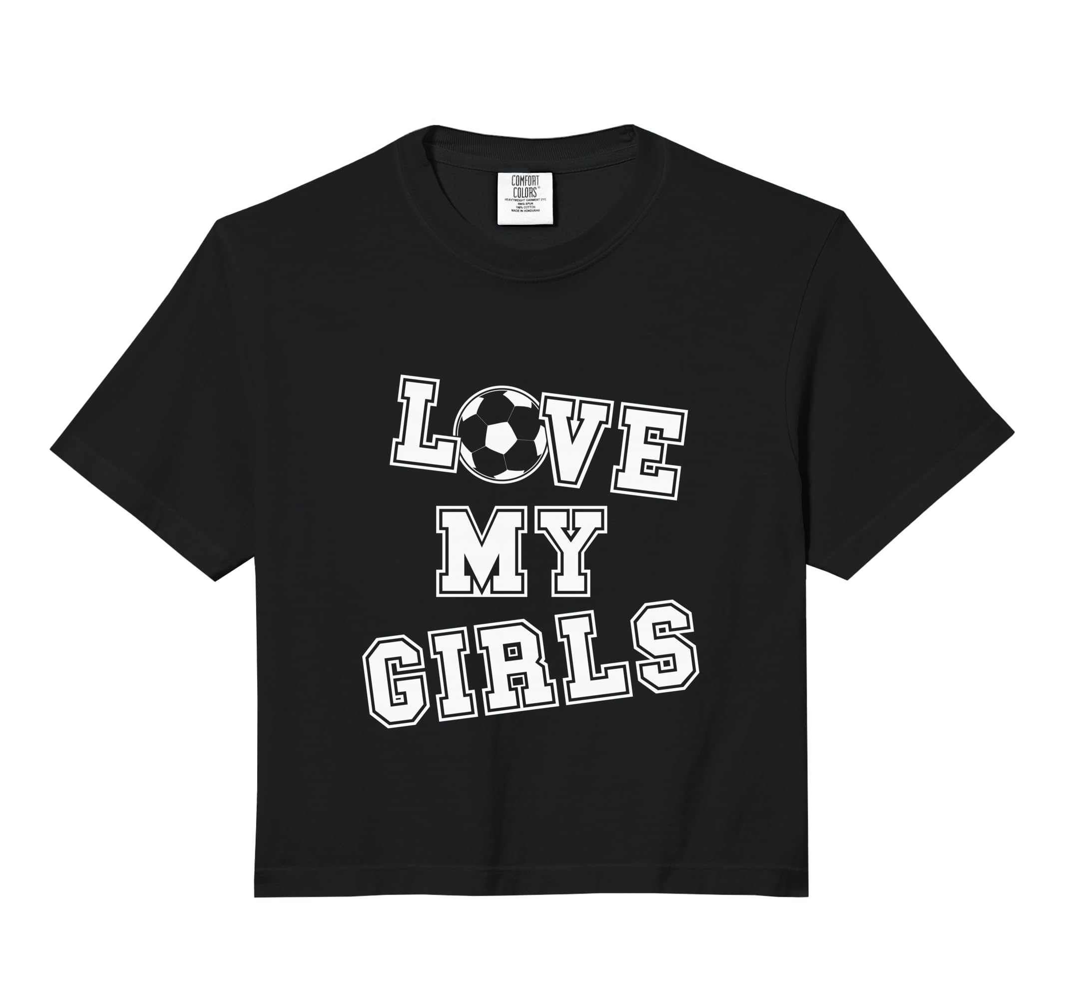 Love My Soccer Mom And Soccer Dad T-Shirt - Minimalist Print Unisex