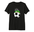 Soccer Dragon Claw Tri Blend T-Shirt - Unique Graphic Men Women