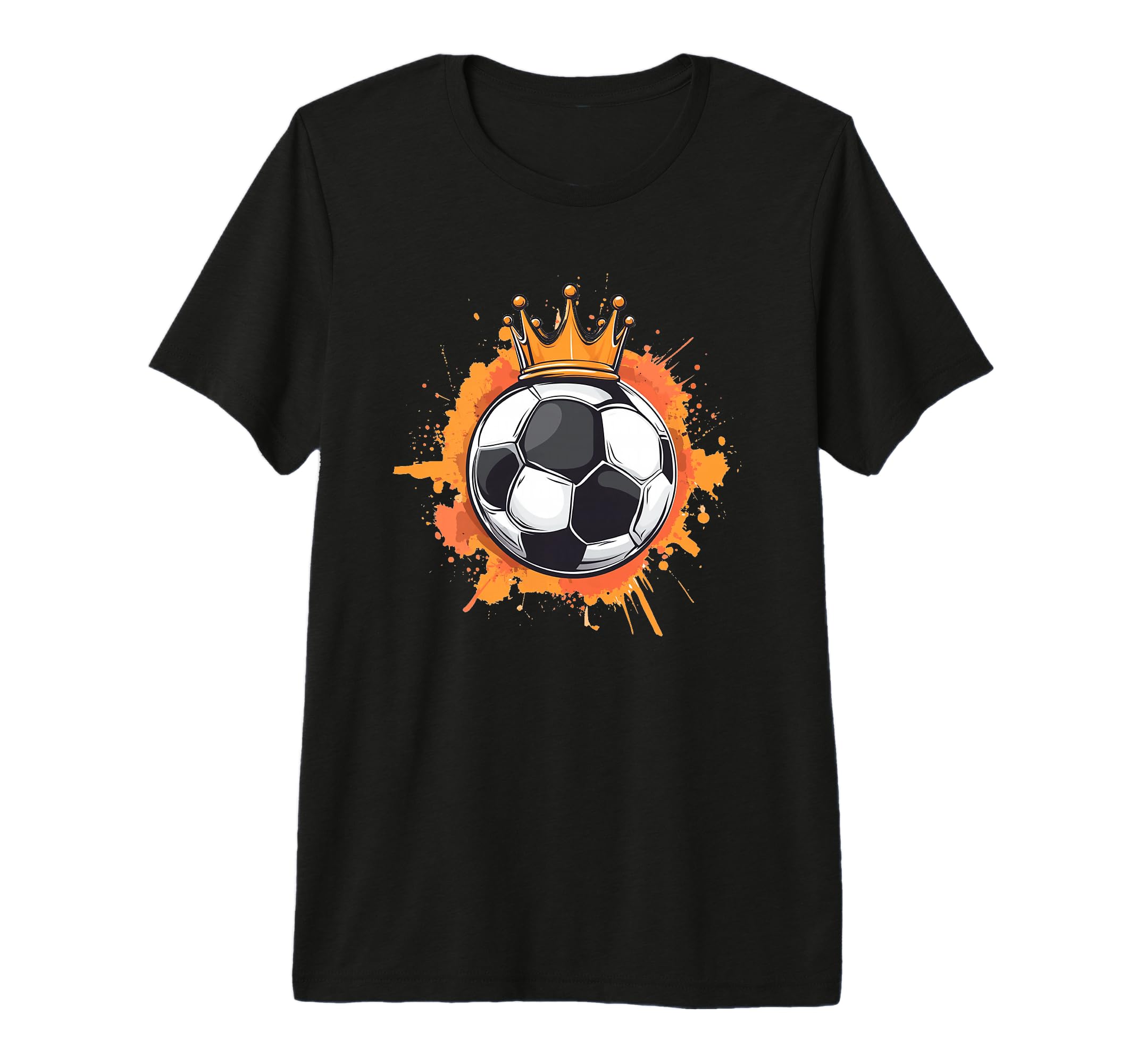 Soccer Ball Regal Touch Costume Tri Blend T-Shirt - Streetwear Style Unisex